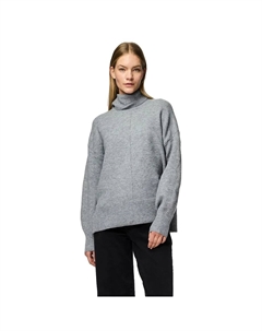 Свитер Malou high neck, серый Pieces