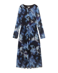 Платье, цвет Navy/Ultramarine blue/Sky blue/Light blue Tom tailor