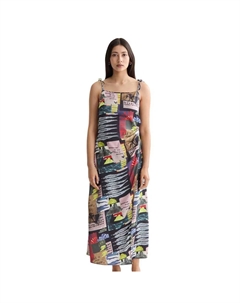 Платье Tied Straps Draped sleeveless long, разноцветный Scotch&soda
