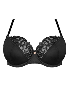 Бюстгальтер-футболка K378 Victoria, черный Gorsenia