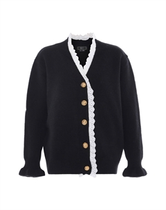 Вязаный кардиган, черный Faina