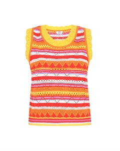 Вязаный топ, разноцветный Mymo