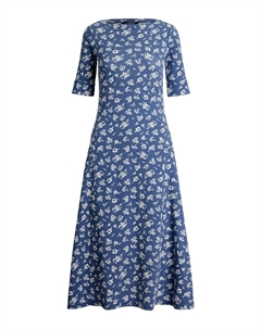 Платье, сапфировый Lauren ralph lauren