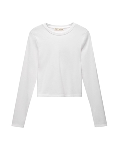 Рубашка, белый Pull & bear