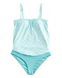 Купальник бандо, светло-синий Next