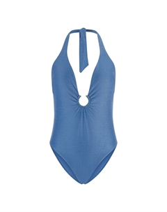 Треугольный купальник, синий Guess