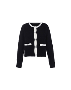 Вязаный кардиган, черный Faina