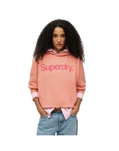 Худи Core Logo City, розовый Superdry