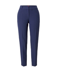 Обычные плиссированные брюки Hedima-1, морской синий Hugo