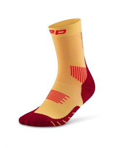 Носки Run 5.0 Mid Cut, желтый Cep