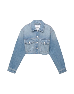 Куртка межсезонная, синий деним Pull & bear