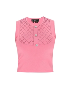 Вязаный топ, светло-розовый Faina