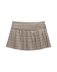 Юбка, цвет Brown/Light brown Pull & bear