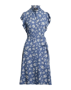 Платье-рубашка, сапфировый Lauren ralph lauren