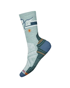 Носки Hike Light Cushion Hoo Who Crew, зеленый Smartwool