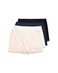 Бой-шорты, цвет Light beige/Dark blue/Black/White Ulla popken