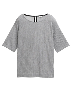 Футболка с коротким рукавом Rashel Crew Neck, серый Tom tailor