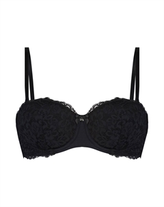 Бюстгальтер-балконет Hunkemöller Marine, черный Hunkemoller