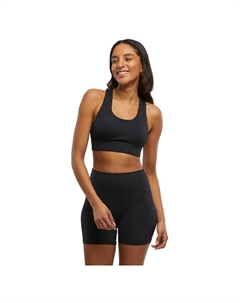 Спортивный бюстгальтер TB7805 sports bra, черный Urban classics