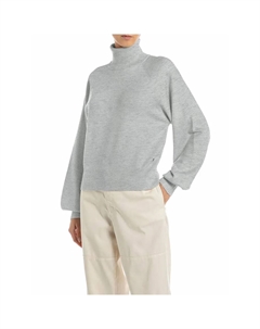 Свитер DK3904.000.G23372 high neck, серый Replay