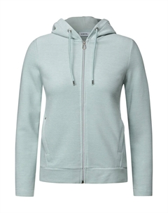 Толстовка с капюшоном на молнии, мятный Cecil