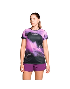 Футболка с коротким рукавом Cestrede, фиолетовый Trangoworld