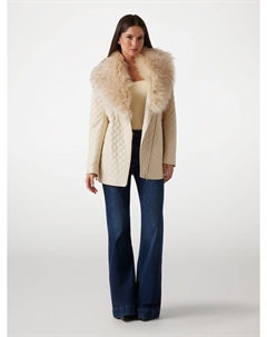 Пальто межсезонное, бежевый Guess