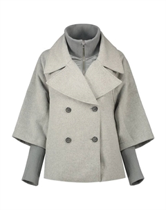 Куртка 1043723 Padded Cape, серый Tom tailor