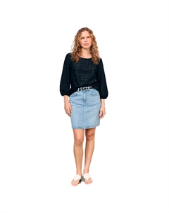 Юбка Ellen denim skirt, синий Object