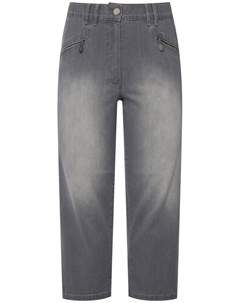 Узкие джинсы, светло-серый Ulla popken