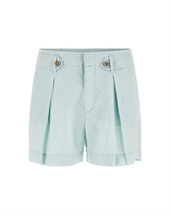 Свободные брюки со складками спереди, небесно-синий Guess