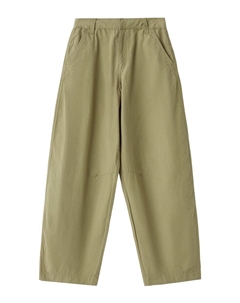 Свободные брюки-чинос, оливковый Bershka