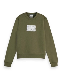 Толстовка Atwork Regular Fit, зеленый Scotch&soda