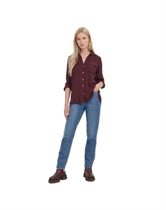 Рубашка с длинным рукавом Bumpy, фиолетовый Vero moda