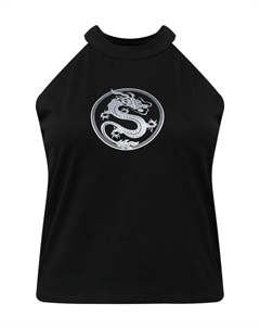 Топ Dragon, черный Merchcode