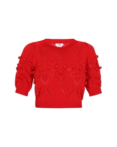 Свитер Fashion Look, красный Mymo