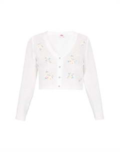 Вязаный кардиган Comfy, белый Mymo