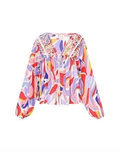 Блуза Fashion Look, красный Izia