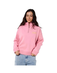 Толстовка Surf Puff half zip, розовый Rip curl