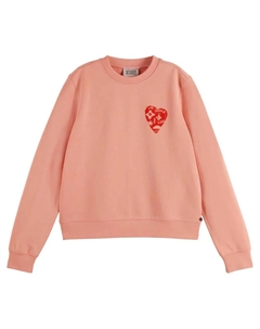 Толстовка Artwork Regular Fit, розовый Scotch&soda