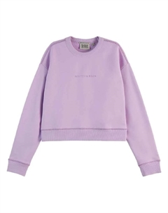 Толстовка Flatlock Loose Fit, розовый Scotch&soda