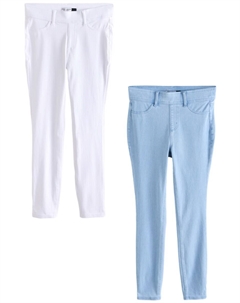 Узкие джеггинсы, цвет Light blue/White Next