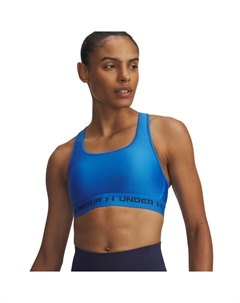 Спортивный бюстгальтер Mid Crossback sports bra, синий Under armour