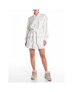 Платье W9159.000.85160G long sleeve short, белый Replay