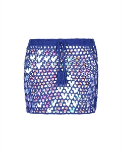 Юбка, коабльтовый синий Izia