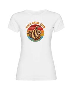 Футболка с коротким рукавом Sloth Hiking Team, белый Kruskis
