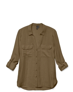 Блуза VMRAY, оливковый Vero moda