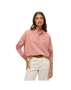 Толстовка Emb Core Logo Button, розовый Superdry