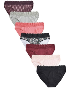 Трусики, цвет Beige/Light green/Light pink/Dark red/Black Next