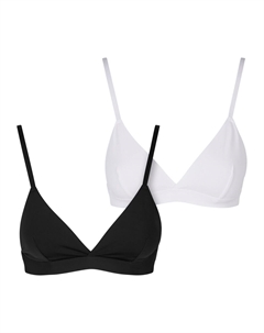 Бюстгальтер-бралетт, черный/белый Urban classics